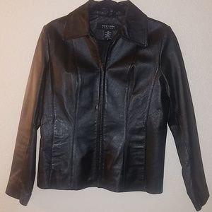 Genuine Black Leather Jacket
